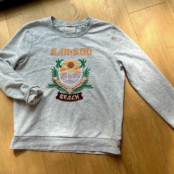 MAISON SCOTCH SCOTCH & SODA BAMBOO BEACH  SWEATSHIRT - M - Picture 3 of 12